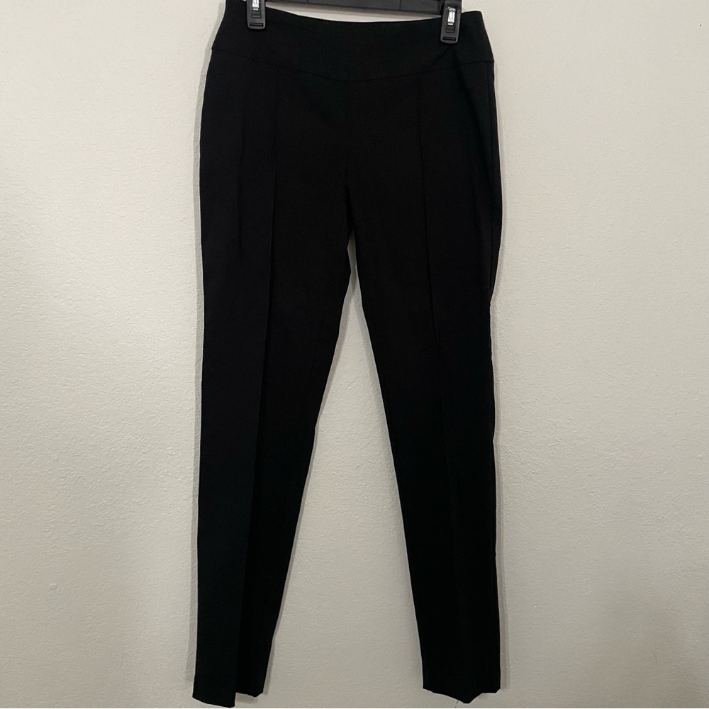 Cato Women's Black Slim Fit dress Pants size 4 office staple stretch pull on